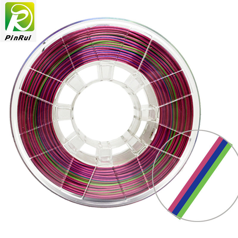 Quality Three Colors In Filament Dual Color Silk Filament For 3d Printer for sale