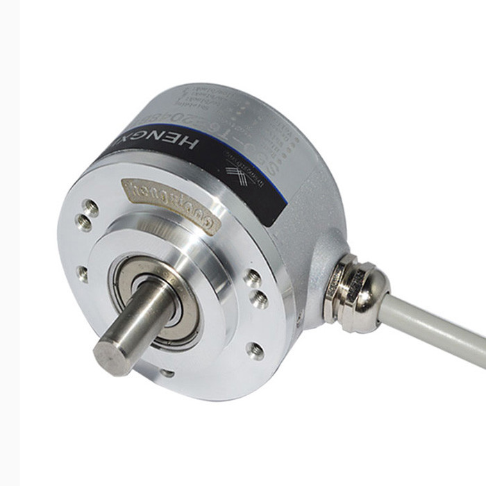 Buy 1024 Resolution S50 Optical Shaft Encoder , Solid Shaft Encoder 8mm D - Type at wholesale prices