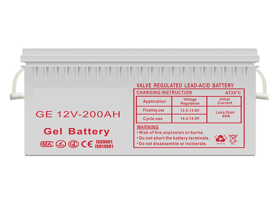 China Sealed Gel Solar Battery 12V 200AH , Rechargeable Gel Battery on sale