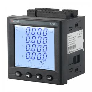 Quality Acrel AMC72L-E4/KC multi circuit energy meter with ct 3 phase meter for pannel box lcd display for sale