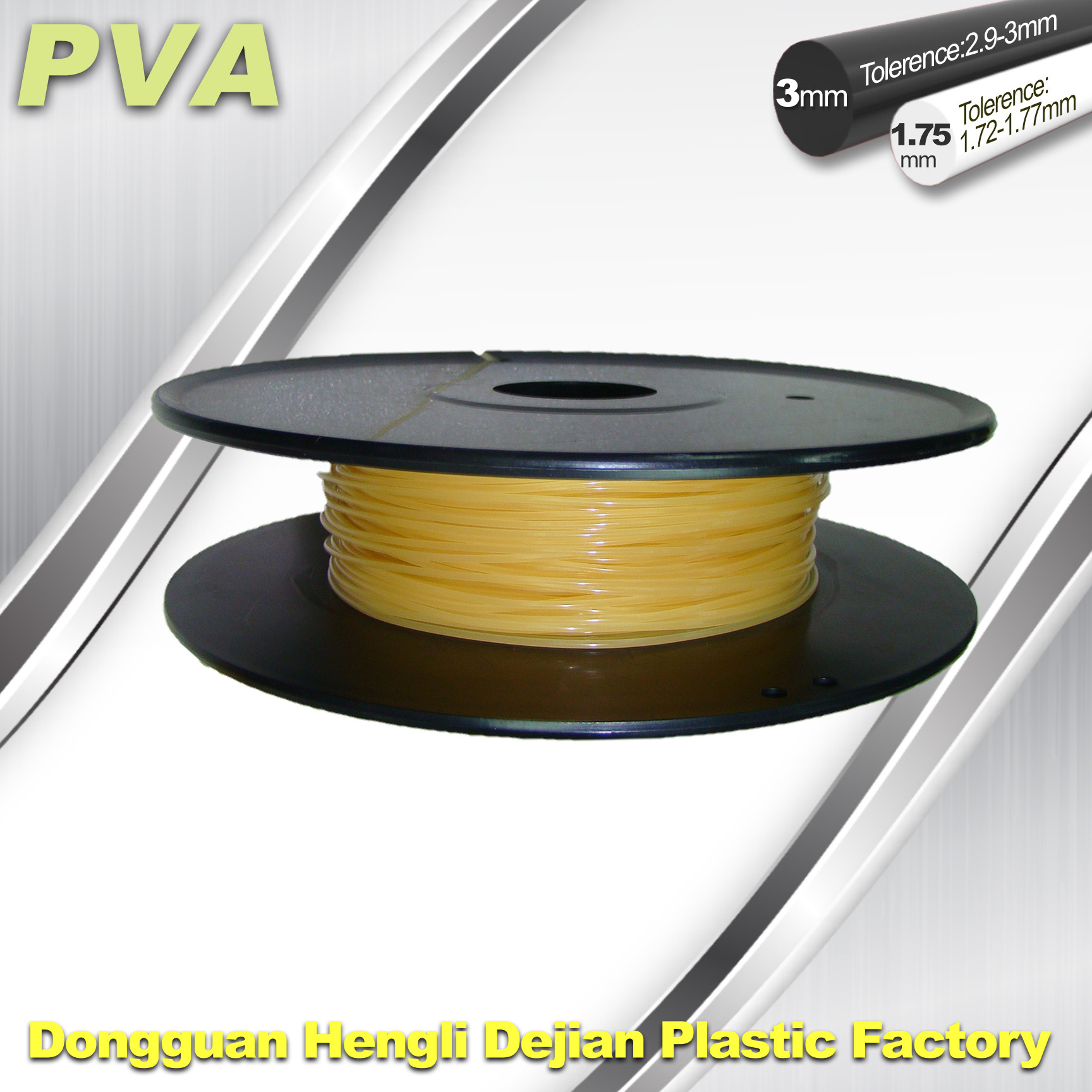 Quality Water Soluble PVA 3D Pinter Filament 1.75mm / 3.0mm Filament for sale