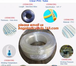 Quality Layflat PVC Transparent Hose Clear Suction No-Kinking PVC Tubing Soft Clear PVC Tube High Pressure Spray Hose for sale