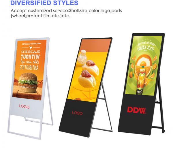 New 43inch LCD Portable Digital Poster