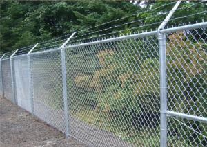 Quality 6 Ft H X 50 Ft L 11.5 Gauge Chain Link Mesh Fence Galvanized for sale