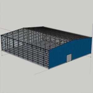 Quality AISI BS DIN Prefabricated Steel Shed Buildings Q345 Steel Structural Fabrication for sale