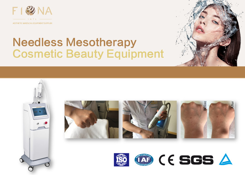 Quality Needle Free Mesotherapy Cosmetic Laser Equipment With Electroporation Shrink Pores for sale