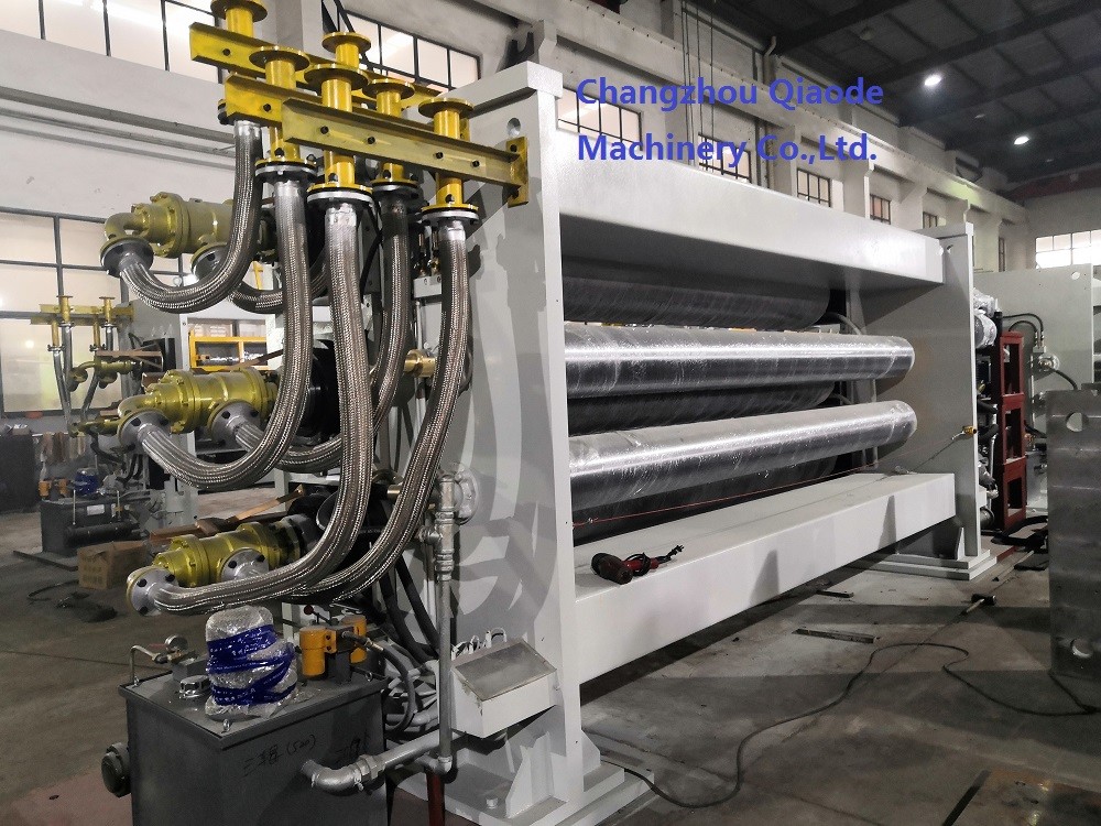 Quality High Speed Nonwoven Three Roller Calender Machine 250m/Min 520×3750 for sale