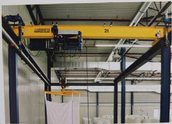 Quality Europe type single girder overhead crane with hoist for sale
