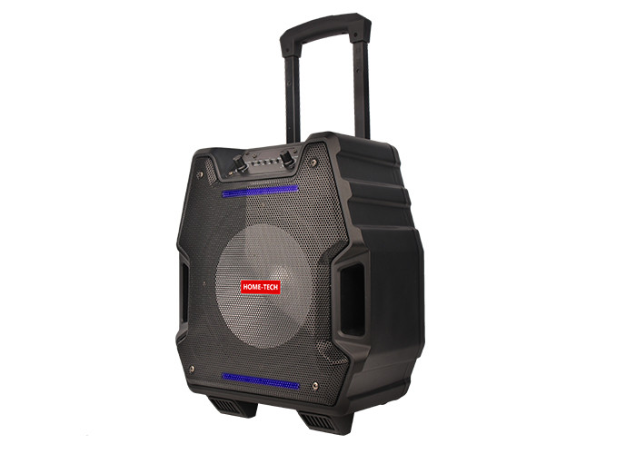 Quality Outdoor Speaker with LED lights , FM radio Function , Portable Bluetooth Trolley for sale