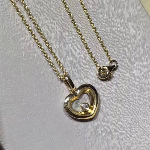 Quality 18K Yellow Gold Diamond Pendant , Customized Women'S Floating Diamond Necklace for sale