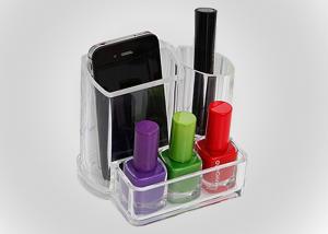 Quality Cosmetics Transparent Nail Polish Holder Portable For Washstand for sale
