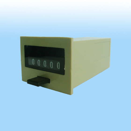 Quality YAOYE-875 plastic electromagnetic 12V 24V 5 digit mechanical pulse counter for sale