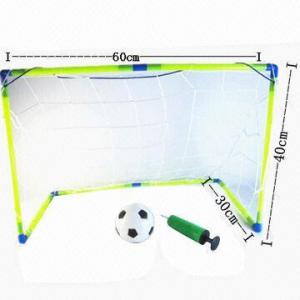 Mini Football Goal Set with Pump and 1 Ball