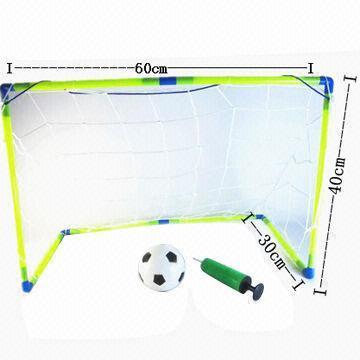 Buy Mini Football Goal Set with Pump and 1 Ball at wholesale prices