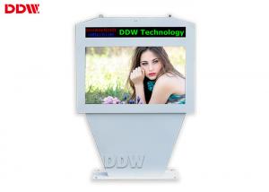 Quality 98 Inch Outdoor Digital Signage Kiosk , Lcd Advertising Player 1920x1080 DDW-AD9801S for sale
