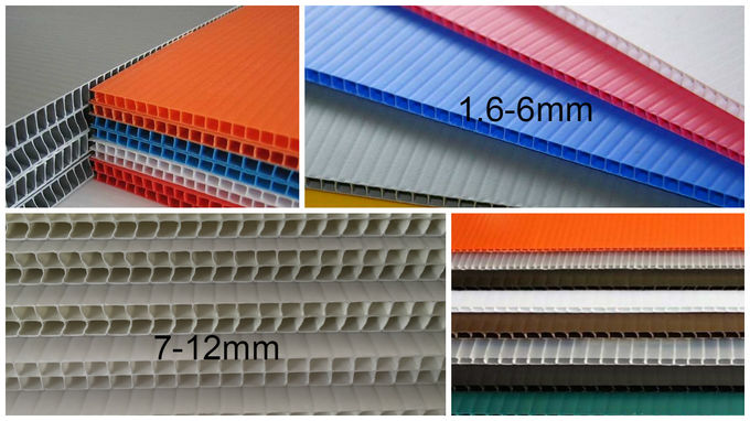 2440x1220mm 3mm 4mm polypropylene corrugated plastic sheet , Flute PP Sheet
