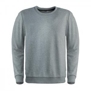 Quality 1x1 Rib Crew Neck Sweatshirt Mens Pullover Hoodie for sale
