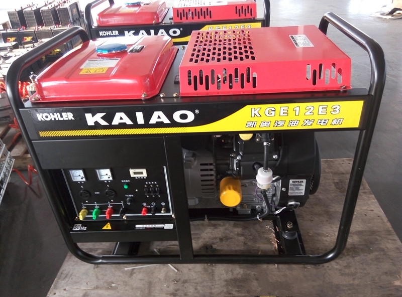 12.5KVA AC Three Phase Kohler Gasoline Generator Set With 3000 / 3600rpm Speed