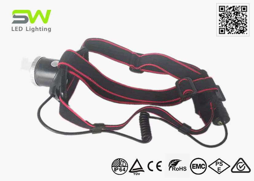 Quality Rechargeable By Magnetic Charger Waterproof Head Adjustable Focusing Headlamp for sale
