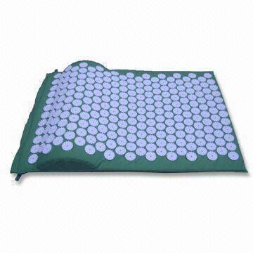 Quality 60 x 40 x 8cm Acupressure Mat with Spike Pillow, Healing, Soothing and Deep Relaxing for sale