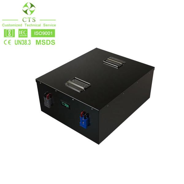 Buy Light weight 100Ah 48V With BMS Deep Cycle Electric Car Boat Home House Storage Ups Power Solar Lifepo4 Lithium Battery at wholesale prices