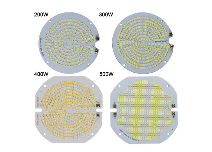 100W - 500W LED Lighting PCB Board Panel For High Bay Industrial Flood Sports Stadium Light