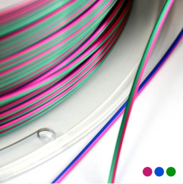 1.75mm Three Colors Silk Filament Dual Color For 3d Printing
