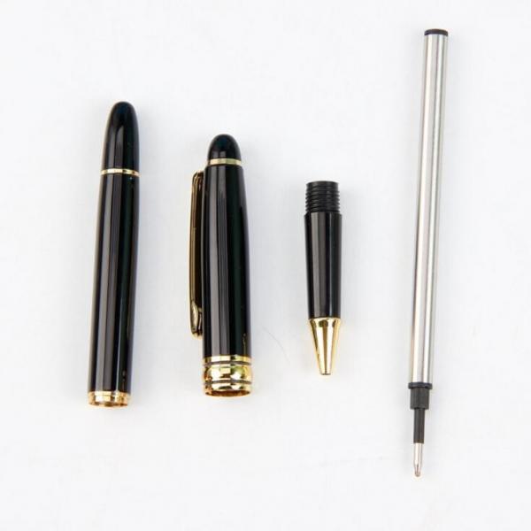 Buy roller ball pen metal ball pen with custom screen printing logo for business gift at wholesale prices