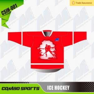 Quality Custom 300gsm 3XL Team Ice Hockey Jersey / Shirts Uniex Use for sale