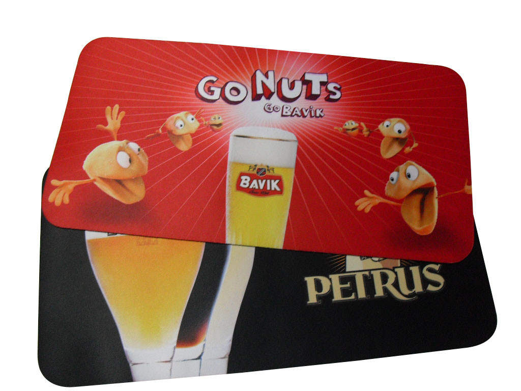 Quality Custom Cloth Rubber Bar Runner, Washable Commercial Beer Mats for sale