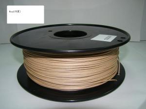 Quality 1.75mm / 3.0mm  3D Light Wood Filament For 3D Rapid Prototyping for sale