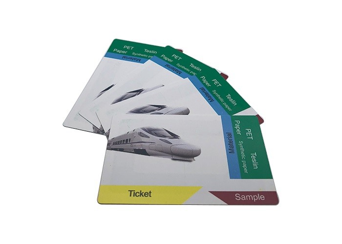 Quality Ultualight EV1 Chip Rfid 13.56 Mhz Card Ticket With PVC / Paper Material for sale