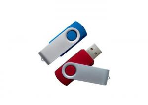 China 32GB Colorful Personalised USB Sticks , High Speed Swivel USB 2.0 Flash Memory Stick on sale
