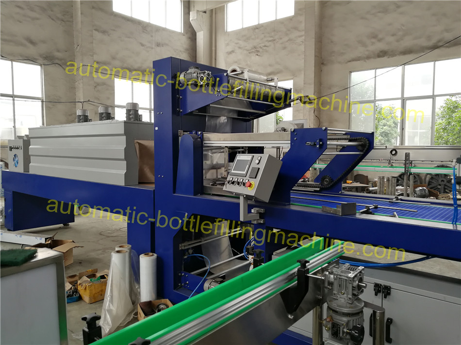 PP PE Film Industrial Shrink Wrap Machine , Sleeve Labeling Machine For Bottles / Cans