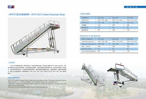 Durable Aircraft Passenger Stairs , Aviation Ground Support Equipment 