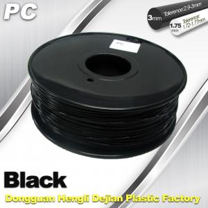 Quality Polycarbonate 3d Printer Filament 1.75mm or 3mm Good Gloss for sale