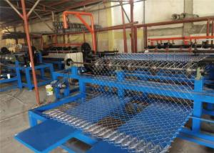 Quality Plc Control 4.5mm 30x30 Automatic Chain Link Machine For River Banks for sale