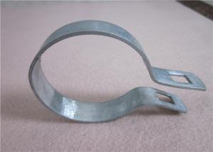 Quality OEM 75mm 2-3/8'' Chain Link Brace Band On Round Post for sale