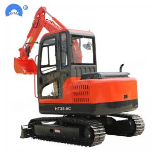 Quality HT35 Farm Digging Equipment Mini Hydraulic Crawler Excavator With Cabin And CE Certificate For Sale for sale