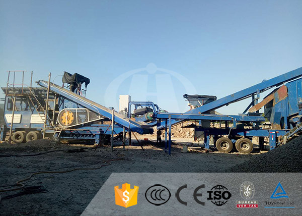 Quality Stone Rock Mobile Mining Crusher High Chassis Mobile Stone Crusher Machine for sale