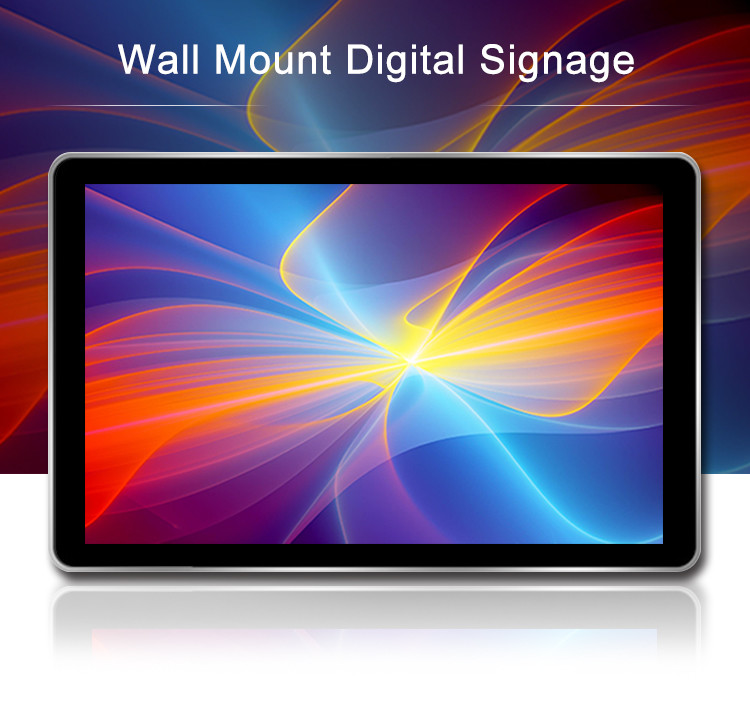 60 Inch Lcd Indoor Wall Mounted Digital Signage Advanced Ir Touch Technology