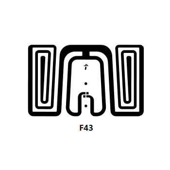 Quality Custom 26*16mm F43 RFID UHF Inlay / RFID Dry Inlay With Impinji Monza 4 Chip for sale
