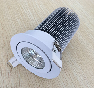 Quality Silver aluminum housing COB LED downlight 10W for sale