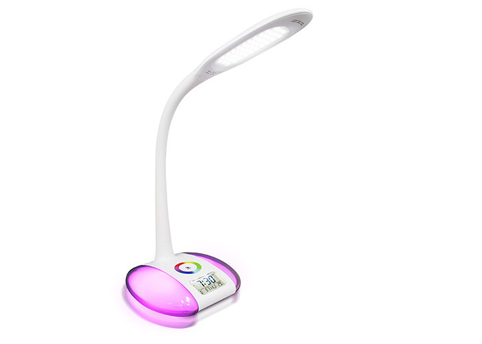 Quality Flexible Goose Neck Rgb Led Desk Lamp Color Changing With Colorful Base for sale