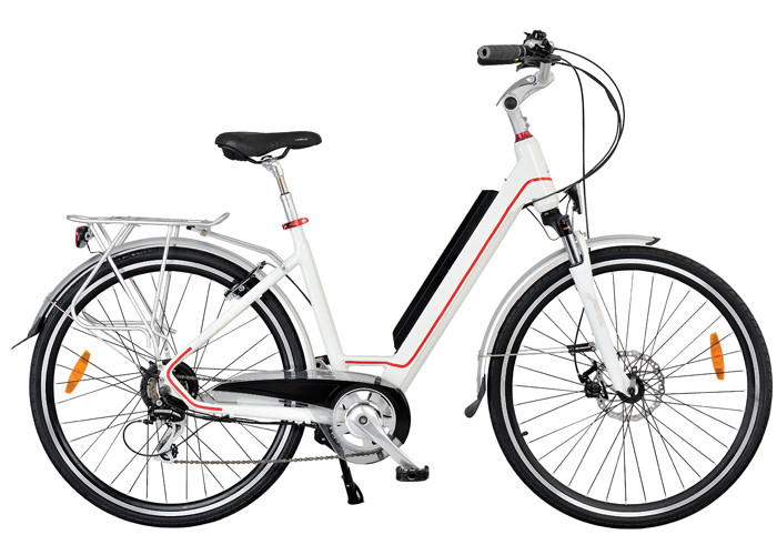 Quality Ladies High End Electric Bike , Rear Wheel Motor And Pedal Assisted System for sale