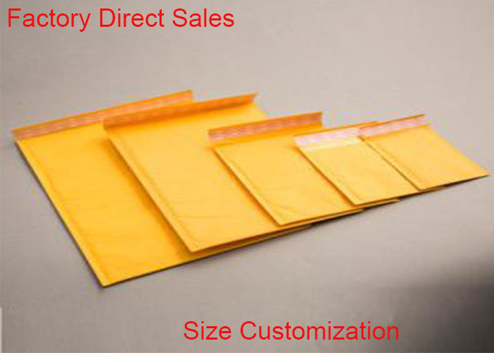 2 Sealing Sides Kraft Paper Bubble Mailers 7*8'' Matt Surface Self Adhesive Seal