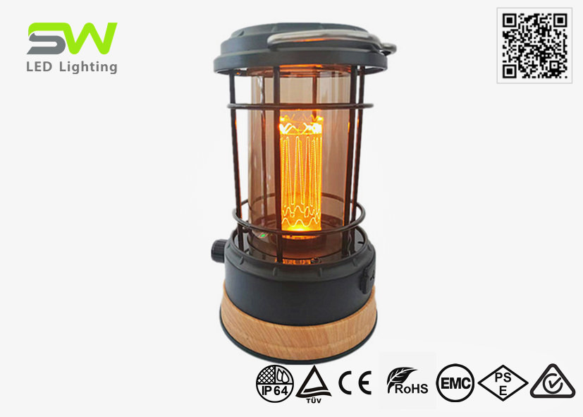 Quality Warm White 200 Lumens Dimmable Solar Powered Led Camping Lights Indoor Outdoor for sale