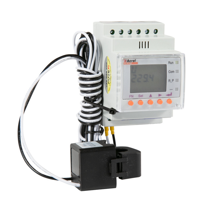 Quality Rail Type 45-65Hz Multifunction Energy Meter With External Split Core Current Transformer for sale