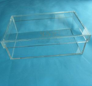 Quality Rectangular Clear Acrylic Shoe Display Box Transparent Eyes Catching for sale