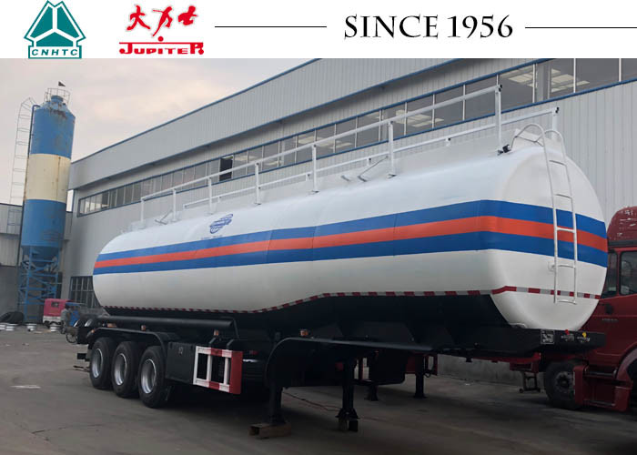 Buy 39000 Liters Fuel Tanker Trailer High Safety Factor For Carrying Fuel / Diesel at wholesale prices